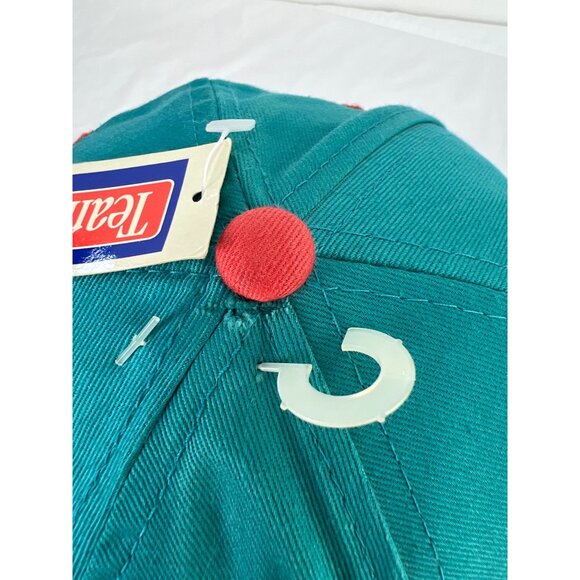 Vintage Miami Dolphins Hat Cap Snap Back Blue Adjustable Faded Y2K NOS - Picture 5 of 7